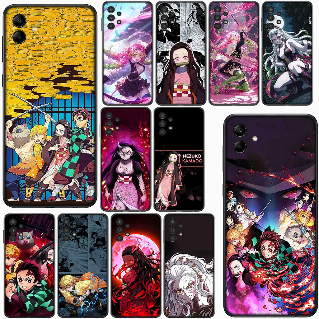 Чехол Daki Gyutaro Demon Slayer Kamado Nezuko для Xiaomi Redmi Note 13 14C 13C A3 A4 14 Pro Plus 9A 9C NFC + Pro + чехол для телефона