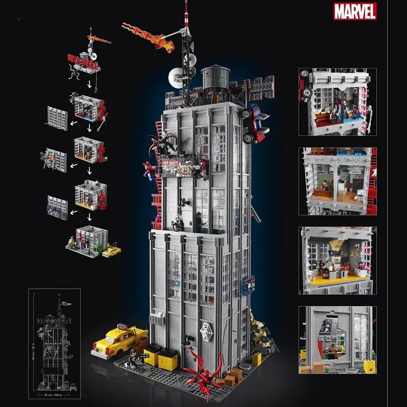 

Newspaper Office Building Building Blocks Anniversary Set Compatible with Legoed Particles Suitable for Birthday Christmas Gifts