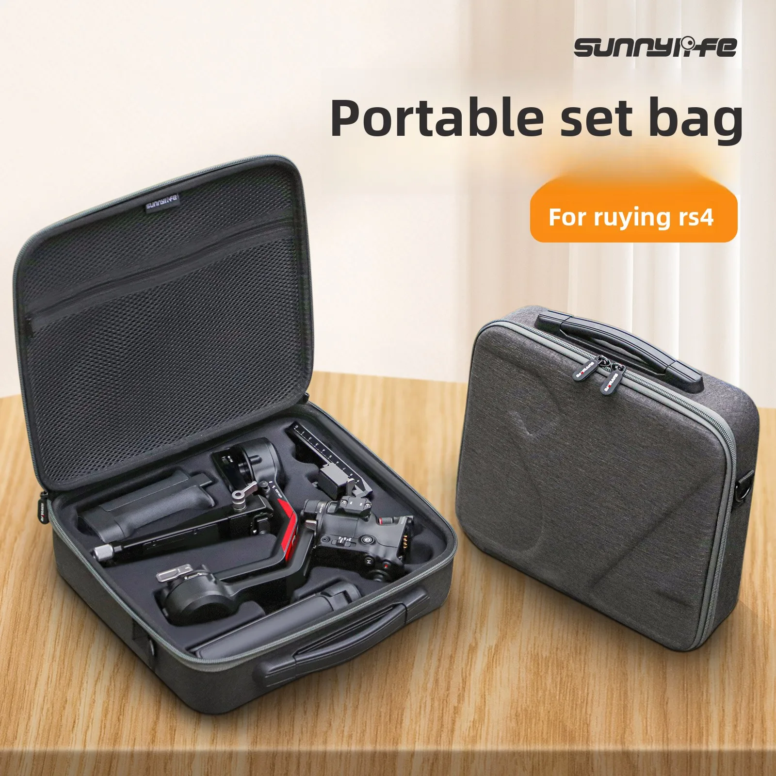 Sunnylife подходит для DJI RS 4, сумка для хранения, ручной стабилизатор, защитные аксессуары для чемодана