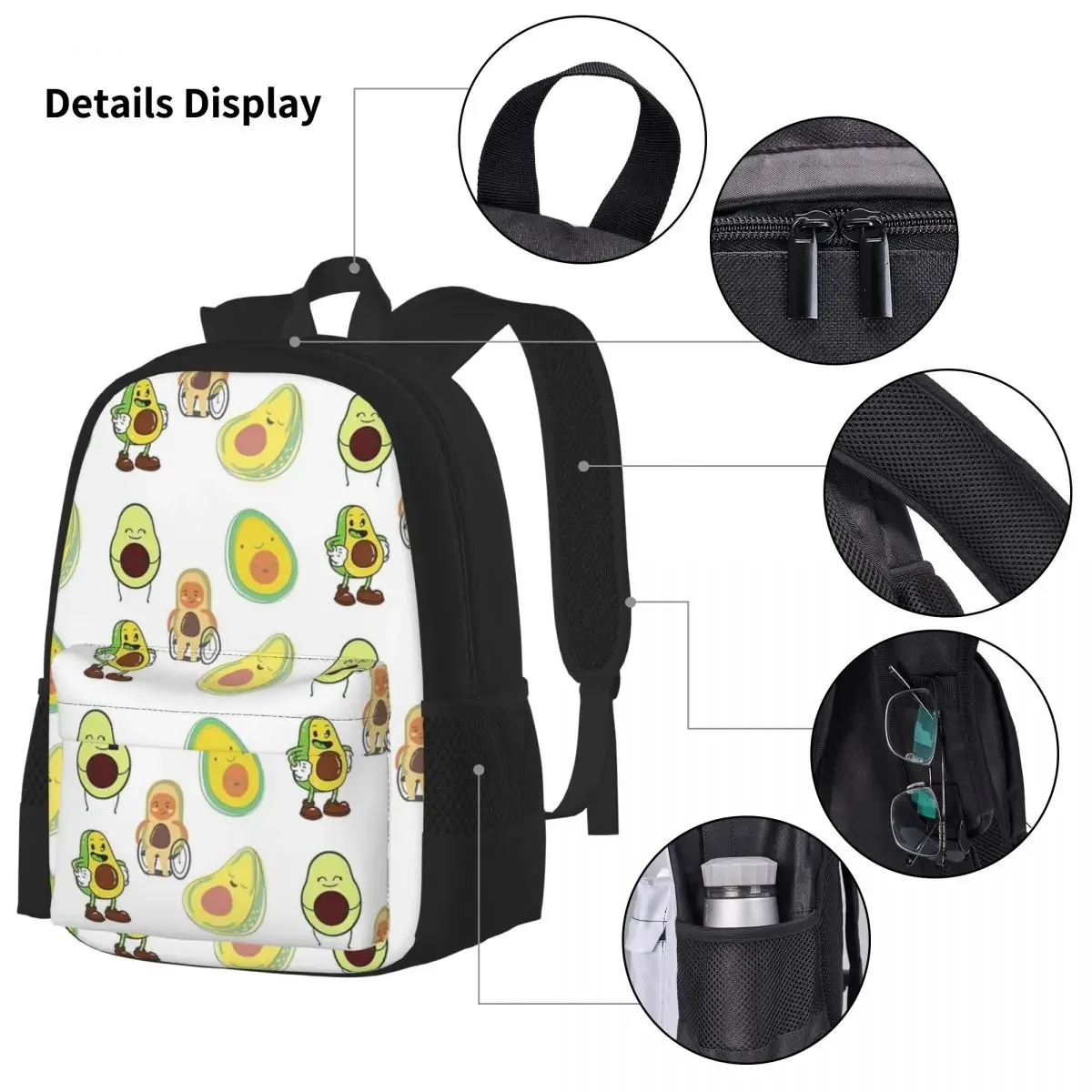 Sacs à dos pour ordinateur portable pour enfants, sac à livres pour garçons et filles, sacs d'école pour enfants, sac à dos de dessin animé pour enfants, sac à lunch, sac à stylos, ensemble de 3 pièces