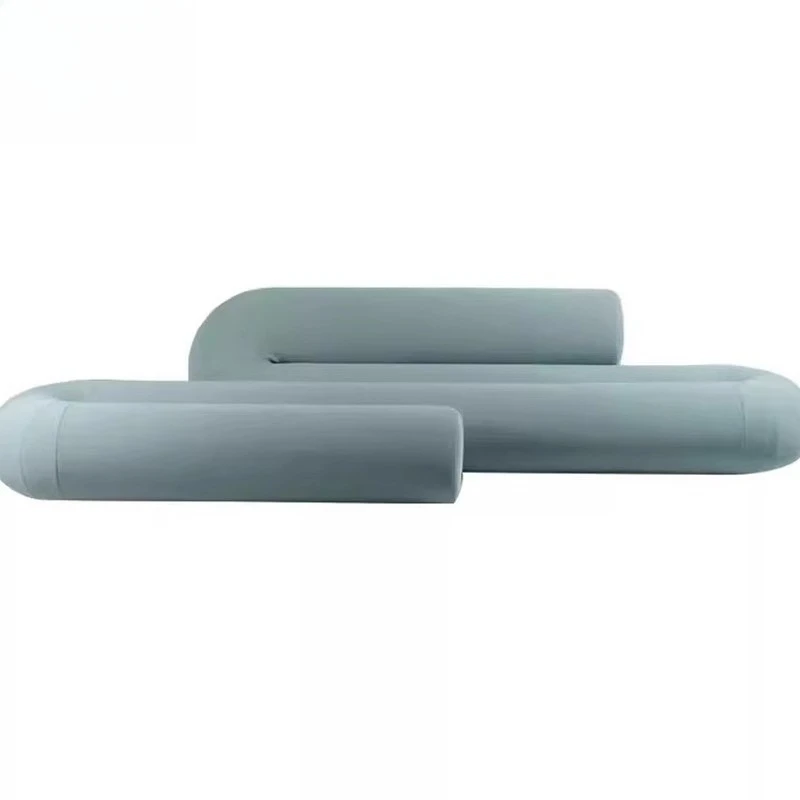 Modern light luxury freehand brushwork, space snake sofa