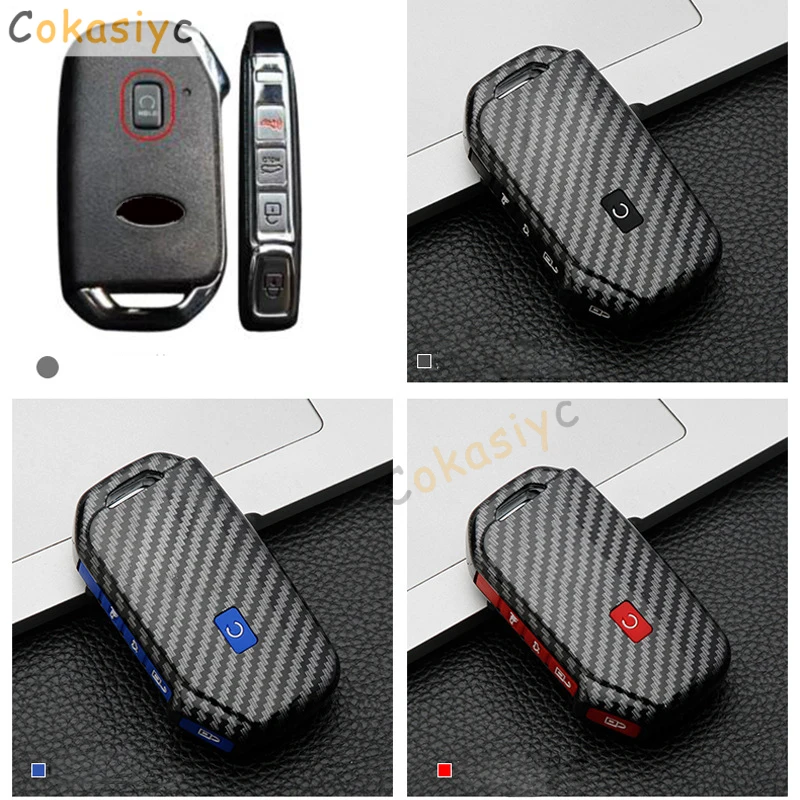 Remote Key Smart 5 Button ABS Car Key Case Cover for Kia Telluride Telluride SX 2021 Sportage R 2022 K5 GT Line 2021 Seltos 2020