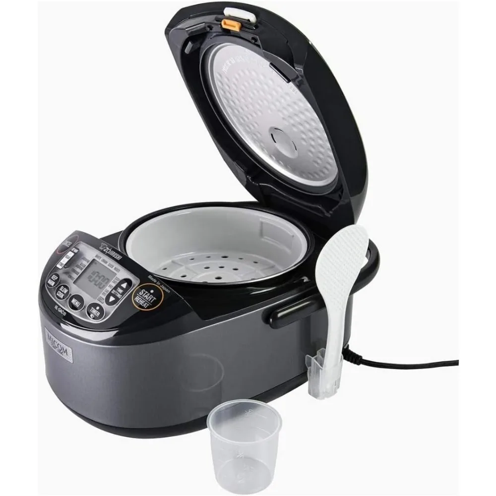 NL-GAC10BM 5.5 Cup Uncooked Umami Micom Rice Cooker and Warmer (Metallic Black)