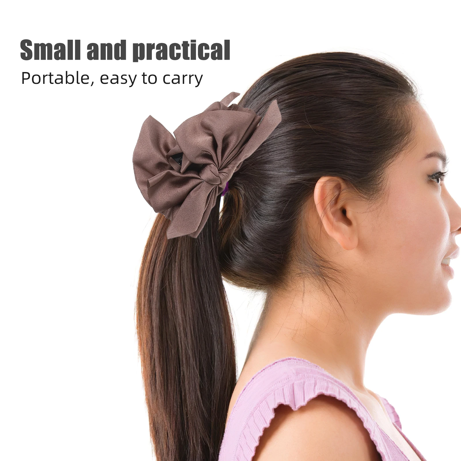 

2pcs Bow Clips Women Large Bowknot Claw Clips Elegant Stylish Hair Accessories For Weddings Bridal Formal Events Sophisticated