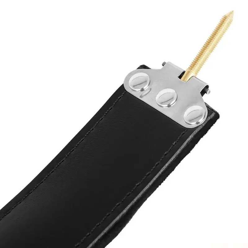 U2JB 1 Pair Multifunctional Leather Wrist Band for Accordion Players Ergonomic Design Reduces Fatigue During Extended Use