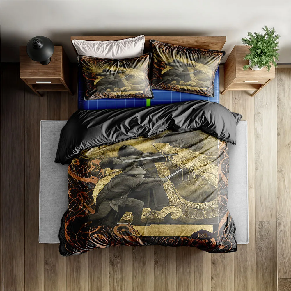 Cherry Flying Duvet Cover Set King Queen Double Full Twin Single Size Bed Linen Set