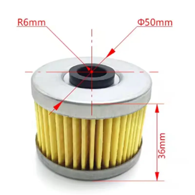 A95E-3X Oil Filter For Kawasaki KLX250 KLX300 YF300 LONCIN CR6 VOGE 300R Motocross Engine Cleaner Filters