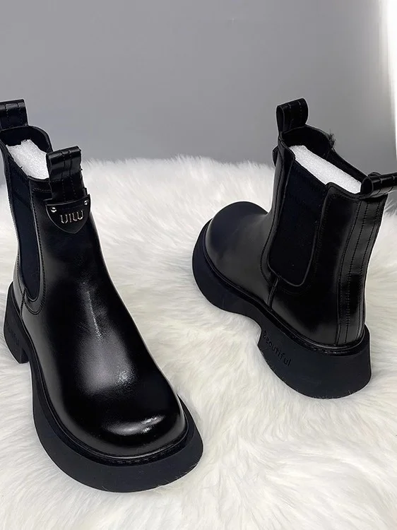 

Брендовые ботинки Wanda из натуральной кожи с защитой от запаха, женские осенне-зимние новые ботинки Briti на подкладке