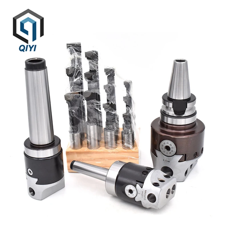 F1 Boring Hole Tungsten Carbide Bar Boring Head MT2 MT3 MT4 R8 BT NT Boring Bar Set Boring Device F1 Boring Tool Boring Bar Set