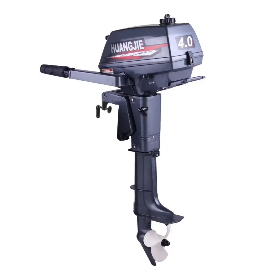 

4hp 2-stroke Engine Manual Start Water Cooling Outboard Engine Tiller Control Outboard Motor for Inflatable Boat