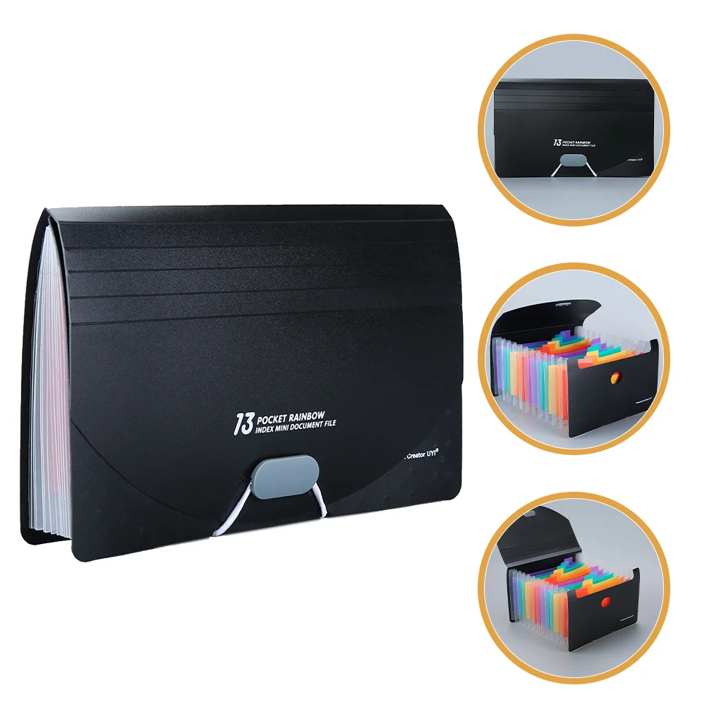 

A6 Portable Accordion File Folder Multicompartment Receipts Organizer For Bills Coupons Tax Documents Pp