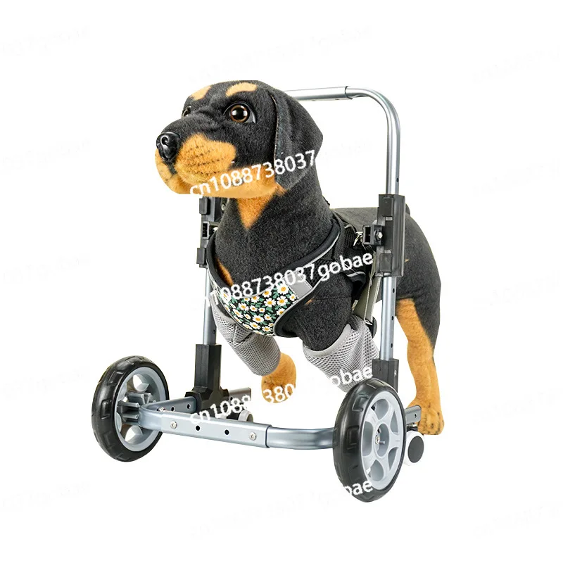 

Small four-wheel wheelchair, light commute, dog-assisted front leg disability, pet forelimb wheelchair