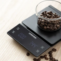 Smart Coffee Scale Kitchen Food Scale Digital Electronic Scale with Timer Precision Jewelry Scale Mini Household Weighing Scale