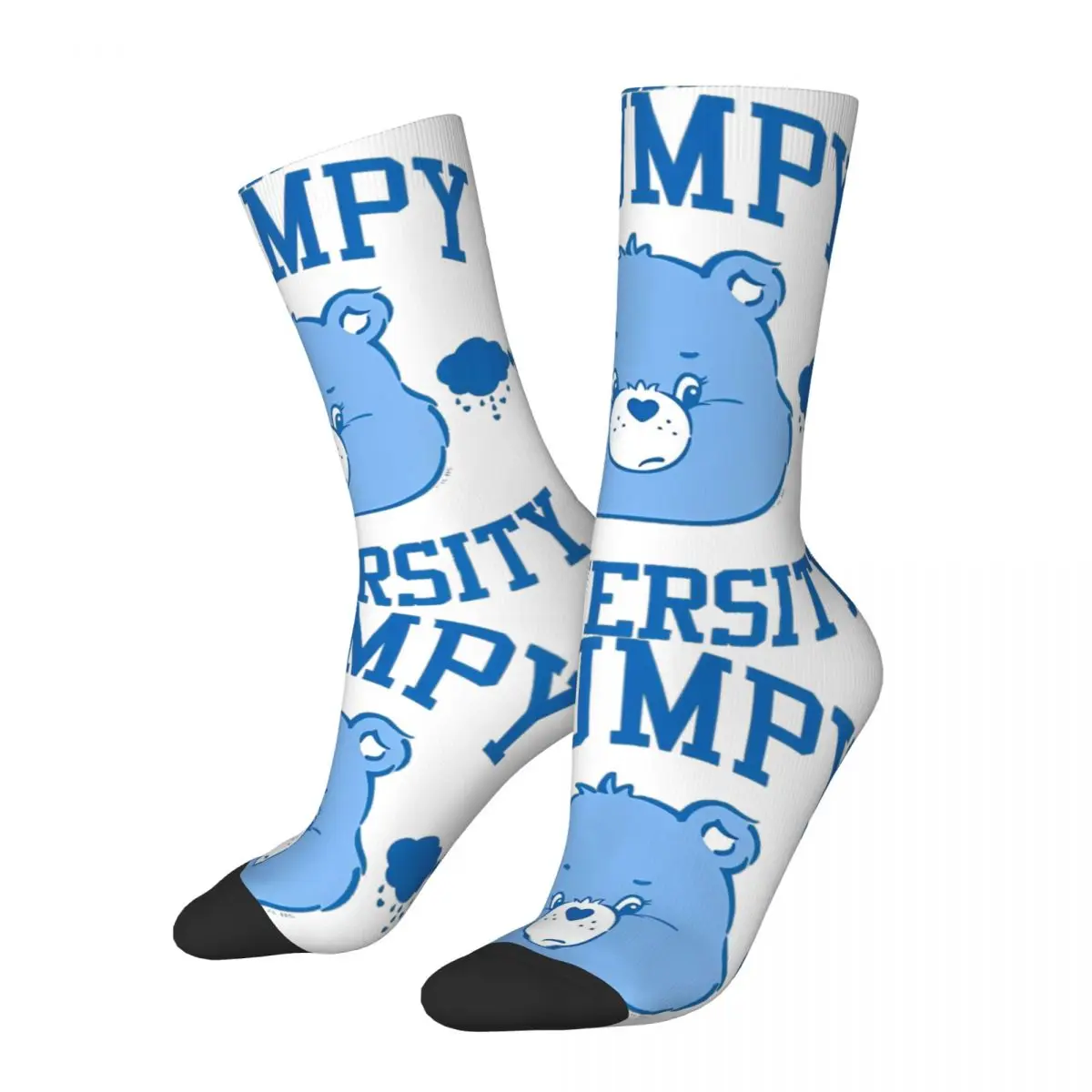 

Баскетбольные носки Retro Care Bears Grumpy University, полиэстеровые носки для женщин и мужчин