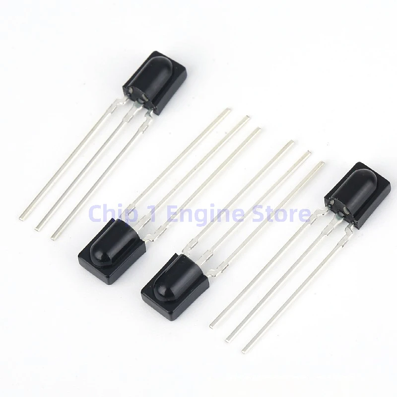 VS838 38KHZ Integrated universal receiving head Plastic sealed infrared receiving head infrared receiving tube LED diode 0038