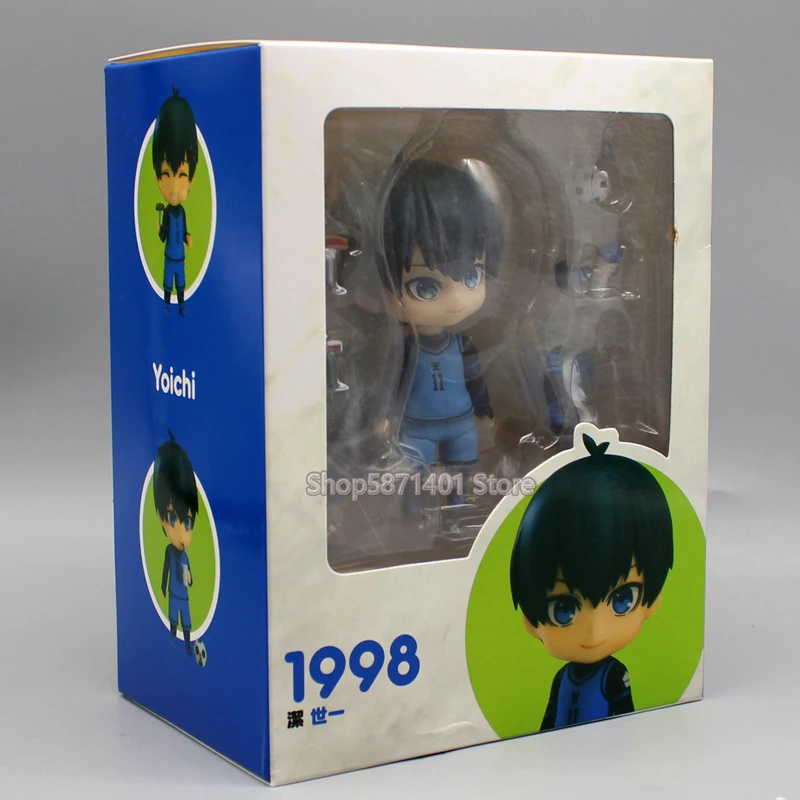 Anime Blue Lock Figurine Cute # 2056 Nagi Seishiro #1998 Isagi Yoichi Action Figures Movable PVC Collection Model Periphery Toys