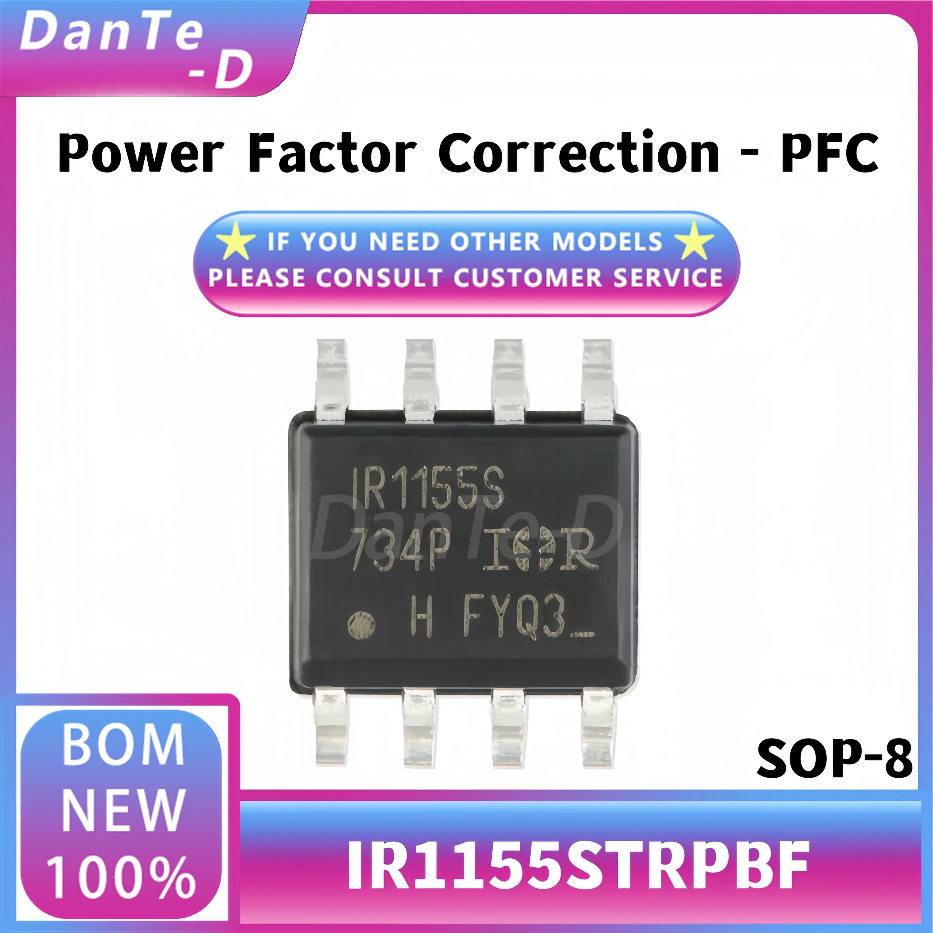 IR1155STRPBF SOP-8 Adjustable Frequency Single Cycle Control PFC IC Brand New Original