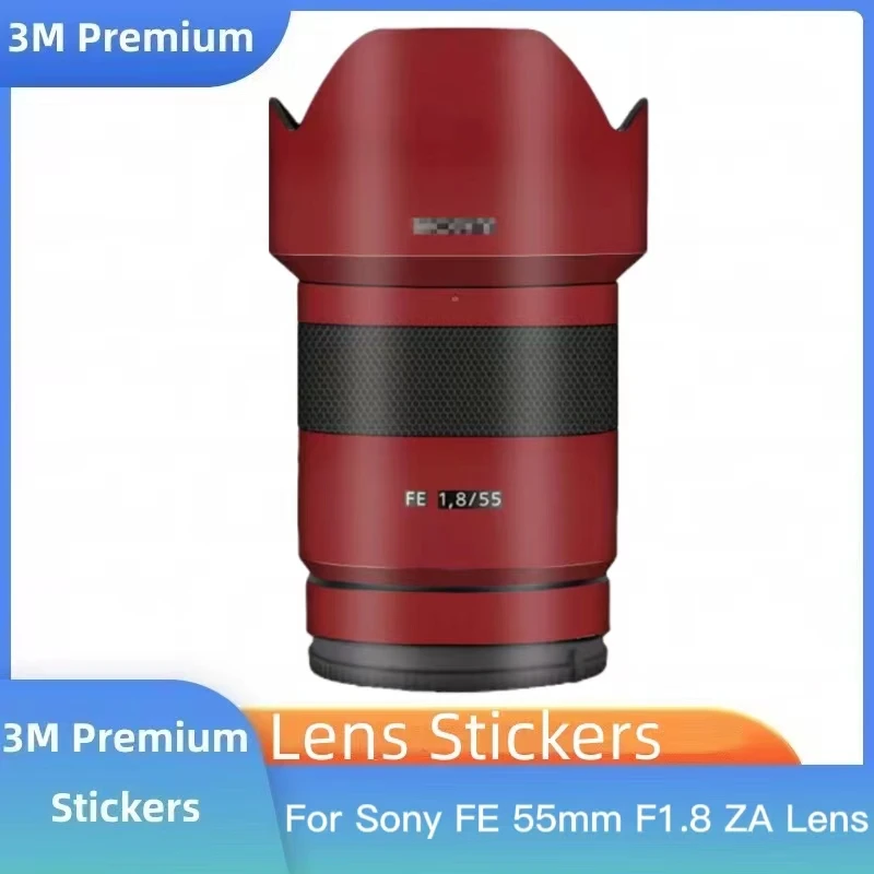 55 1.8 Decal Skin Vinyl Wrap Film Lens Body Protective Sticker Protector Coat SEL55F18Z For Sony FE 55mm F1.8 ZA F/1.8 551.8