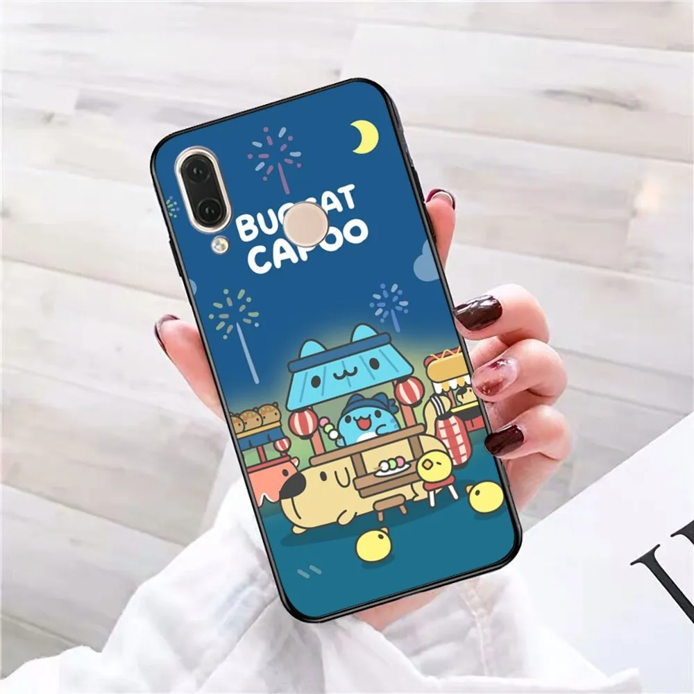 Bugcat Capoo cartoon Phone Case For Redmi 5 6 7 8 9 10 plus pro 6 7 8 9 A GO K20 K30 K40 pro plus F3 Fundas