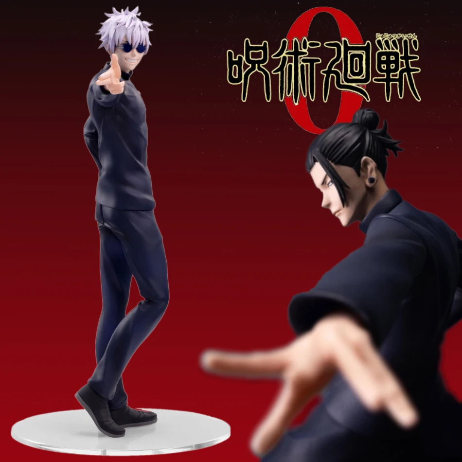 18 cm Anime Figur Nudel Stopper Satoru Gojo Action Figure Geto Suguru Figur PVC Weihnachten Kind Geschenk Erwachsene Sammlung Modell Puppe spielzeug