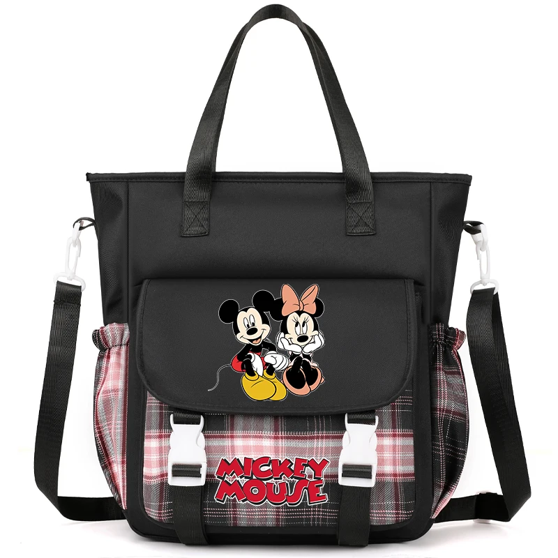 

Anime Mickey Mouse Shoulder Bag Schoolbag for Teen Student Girl Boy Back To School Handbag Ladies Commuter Bag Tote Bag Mochilas