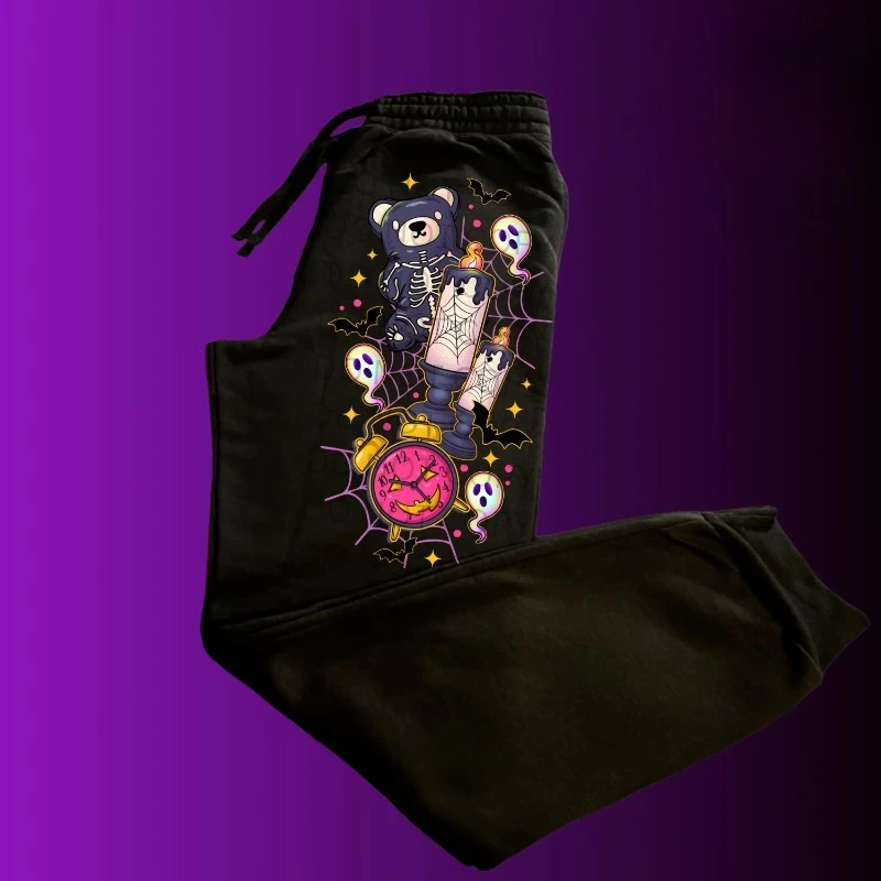 

2025 Autumn and Winter Spooky Season Sweatpants Unisex-blend Halloween Joggers High-end Luxury Is for Both Men and Women Gym