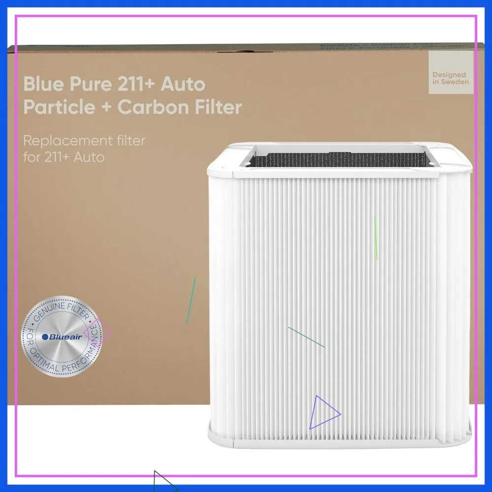 

Genuine Replacement Filter for Auto Air Purifier, Particle and Carbon, Removes Allergens and Odors