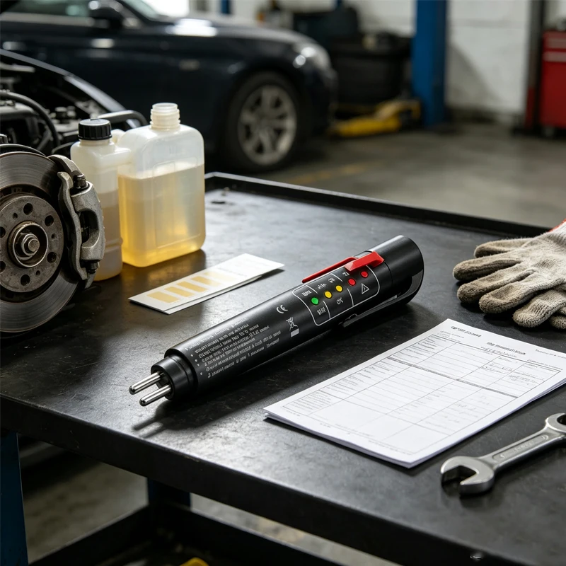 New 1PC Brake Fluid Tester High Precision Portable Use Safety Quality Assurance OBD2 Brake Oil Detector Test Pen Oil Test Pen