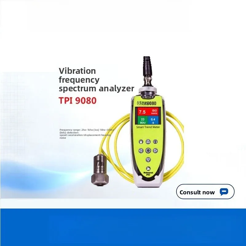 Intelligent Vibration Meter/Vibration Spectrum Analyzer, Model: tt56-TPI9080