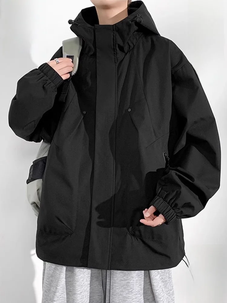 

PaulFrank Winter Thiened Workwear Jaet Men's Loose Casual Top Zipper Closure Polyester Fiber Warm Youth Faion