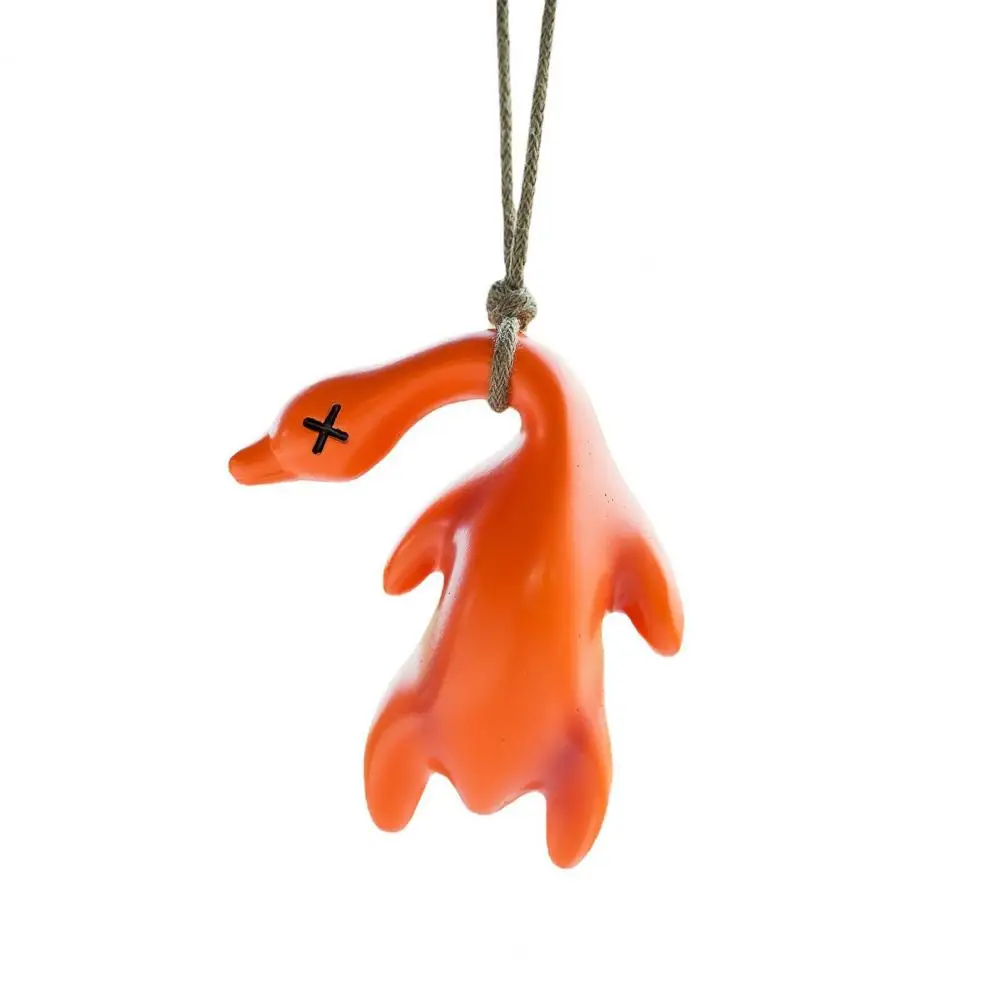Car Rearview Mirror Decoration 4pcs Color-changing Roast Duck Car Pendants Cute Swing Rearview Mirror Ornaments Uv Temperature