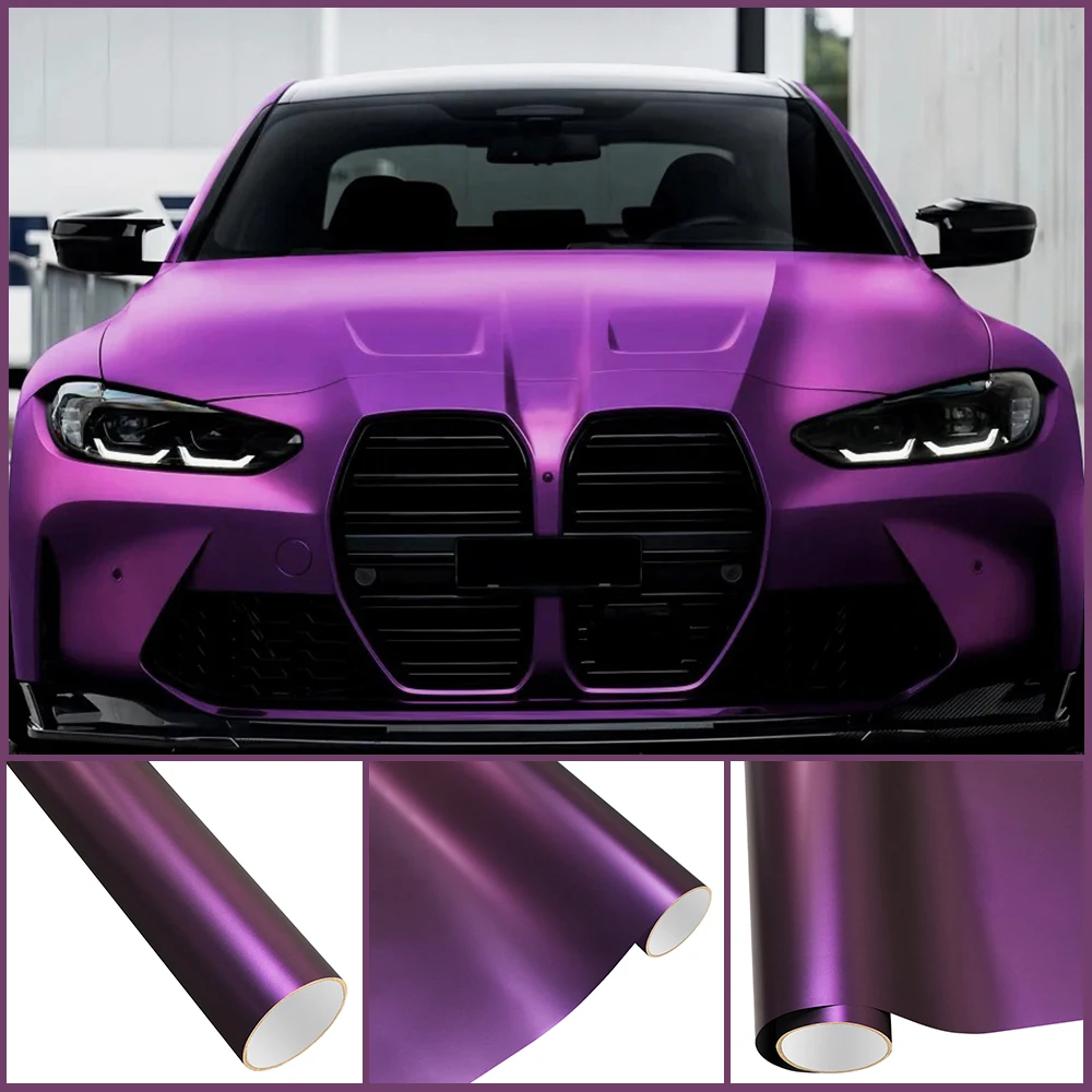 

Car Sticker PET Pearl Metal Purple Vinyl Auto Tuning Wrap Waterproof Motorcycle Helmet Sticker Car Body Film Vehicle Accessories