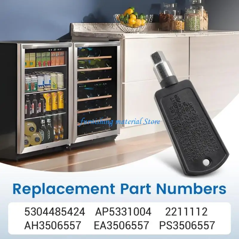 

Y5GD Universal Cooling Unit Door Fastener Replacement Slip Resistant Cooling Handle 3pcs for Business & Household Equipment