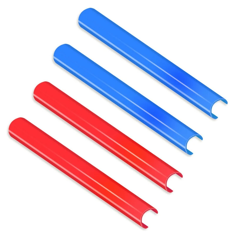 2 Pairs Car Strip Sticker Cover For-BMW F20 F21 F22 F23 F30 F32 G20 Front Grille Trim Strips Car Decoration,Red & Blue