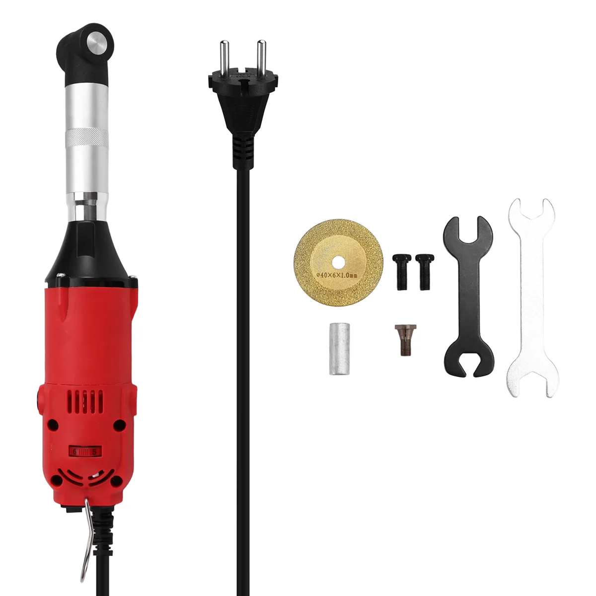 Quality! 350W 90 Degree Speed Adjustable Electric Elbow Ceramic Tile Sewing Machine Tile Cleaning Tools EU Plug