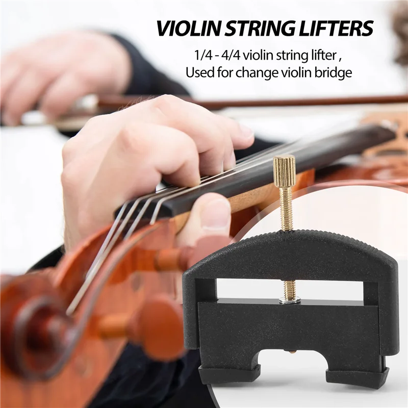 SMIEA 1/4-4/4 Violin String Lifter Change Violin Bridge Tools Strong Durable Violin Accessories