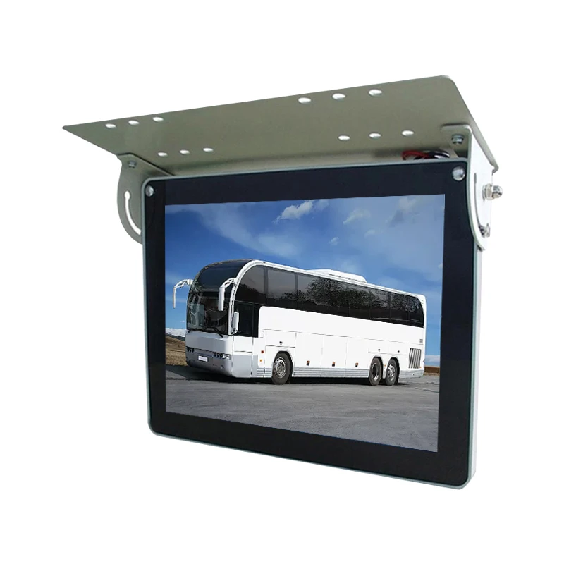 32 inch Stand-alone Vehicle Mounted Advertising Machine 4G Module Sim Card Bus TV Ceiling Mounted Network HD Intelligent Player