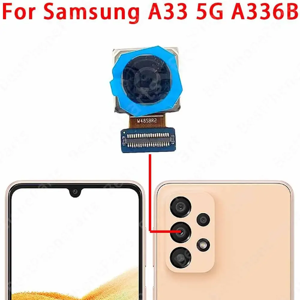 Rear Camera For Samsung Galaxy A53 A33 A73 5G A336 A536 A736 Backside Back Camera Module Replacement Spare Parts