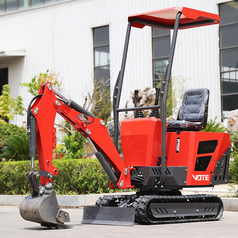 Mini-sobateur pas cher personnalisé CE/Inondation/Euro 5, 1 tonne, 800kg, moteur Kubota Mini Askler