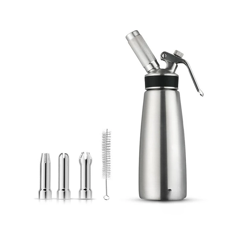 

Stainless steel cream gun coffee foamer milk tea shop to send cream bottles piping gun siphon bottles