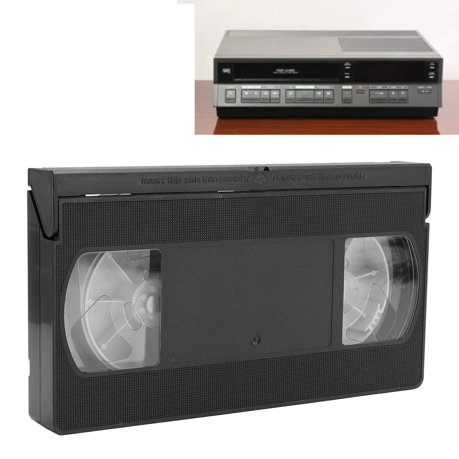 VCR Head Cleaner VCR VHS Head Cleaner Reusable Video Player Head Cleaning Tool Dry Technology No Fluid Required