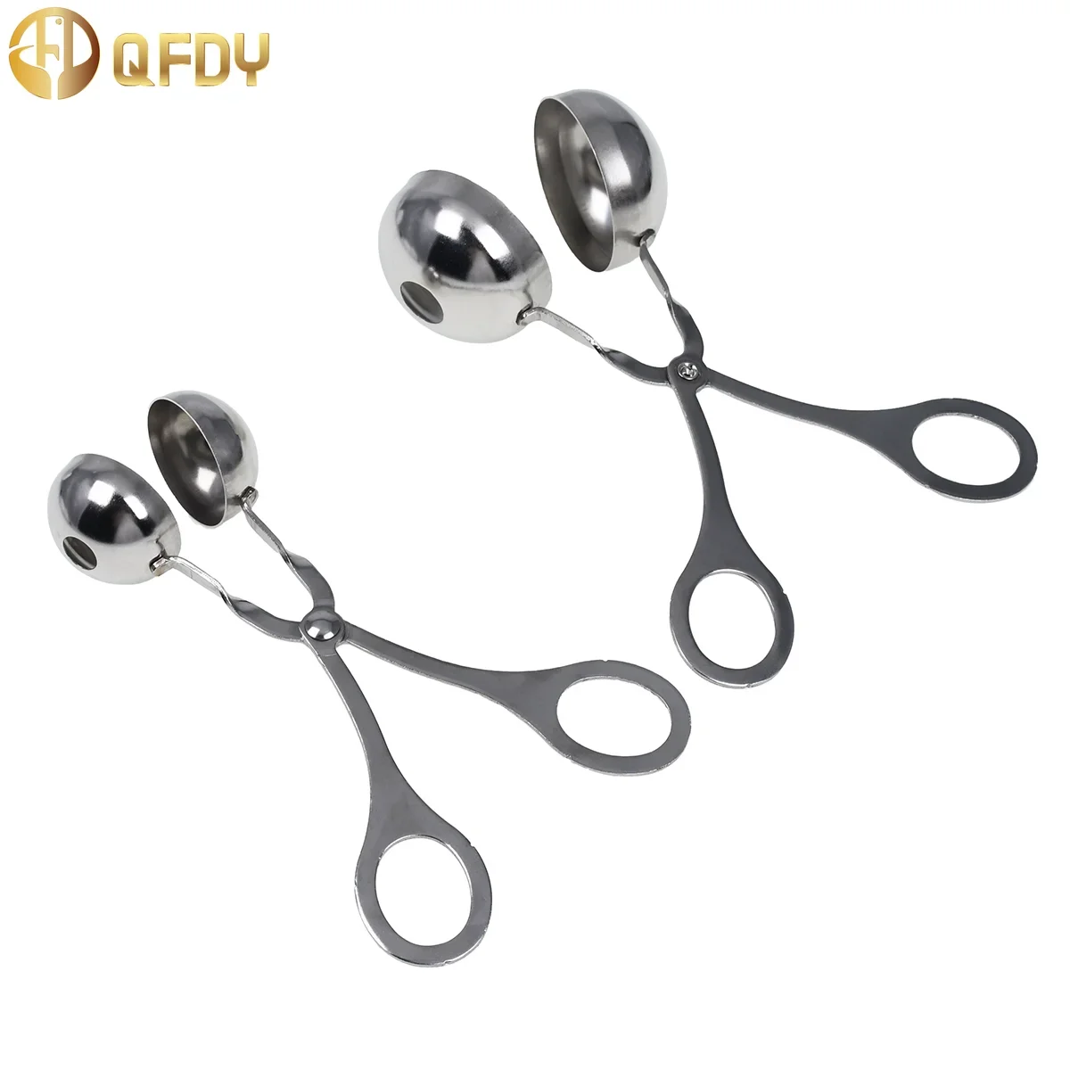 Stainless Steel Meatball Clips Non Stick Stuffed Meat Balls Fish Ball Rice Ball Making Mold Meatballs Maker Tool Kitchen Gadgets