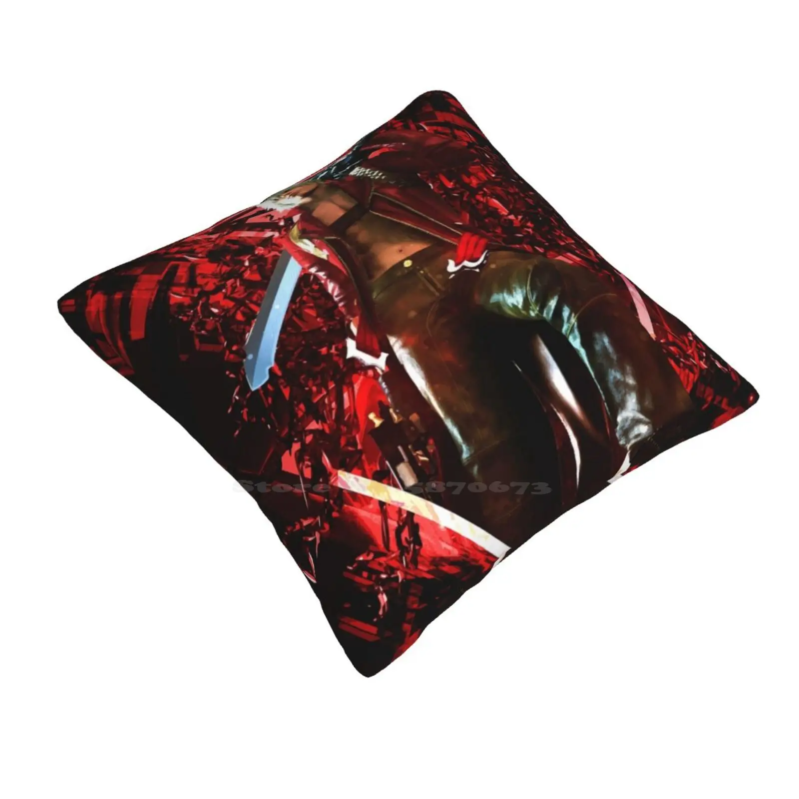 Ultimate Super Dante Artork Pillows Case Bedroom Home Decoration Dante Vergil Rebellion Super Aura Sparda Hack N Slash Gaming