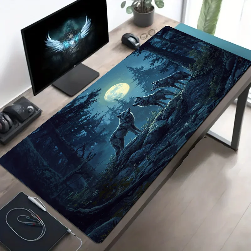 

Desk Protector Mouse Pad Gaming Cloth Surface Non Slip Rubber Base PC Laptop Keyboard Office Setup