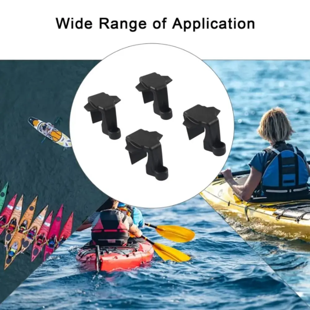 

UV Resistant Boat Marine Bumper Black Nylon Square Rails Hanger Rope Hook Secure Fit Adjustable Boat Bumper Clips Docking