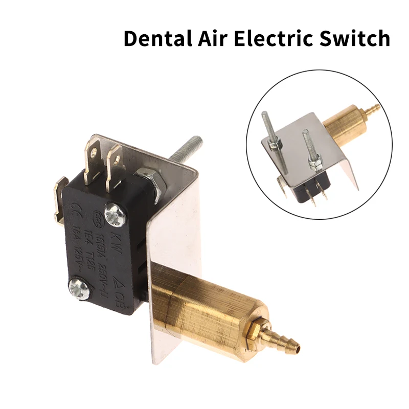 1PCS Dental Microswitch Pneumatic Valve Air Electric Switch Ultrasonic Scaler Micro Switch Valve Dental Chair Unit Product