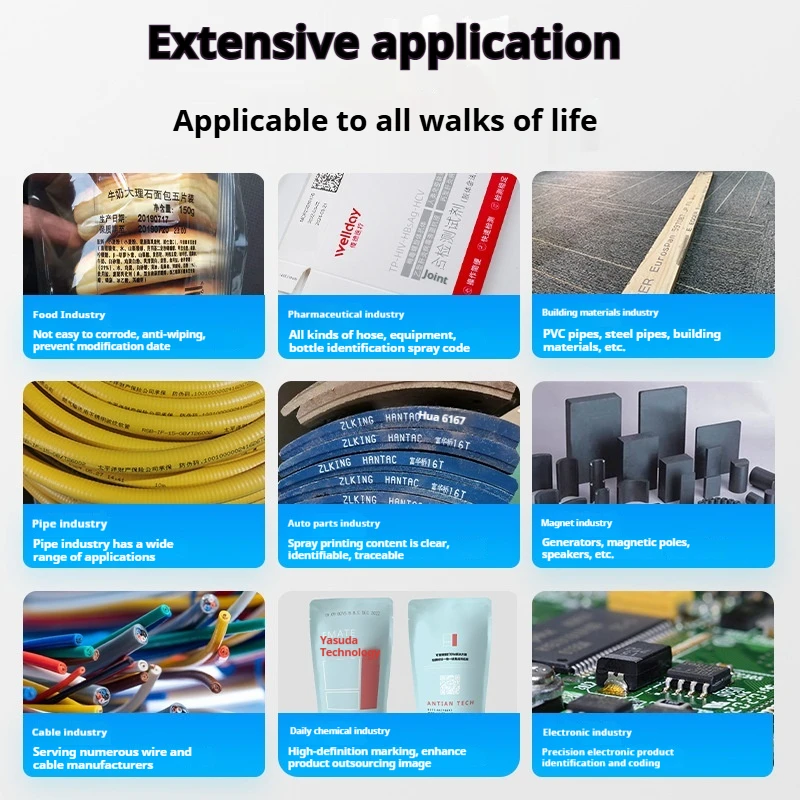 Impressora jato de tinta automática industrial on-line impressão para número de código de lote data garrafa de tubo de plástico pvc