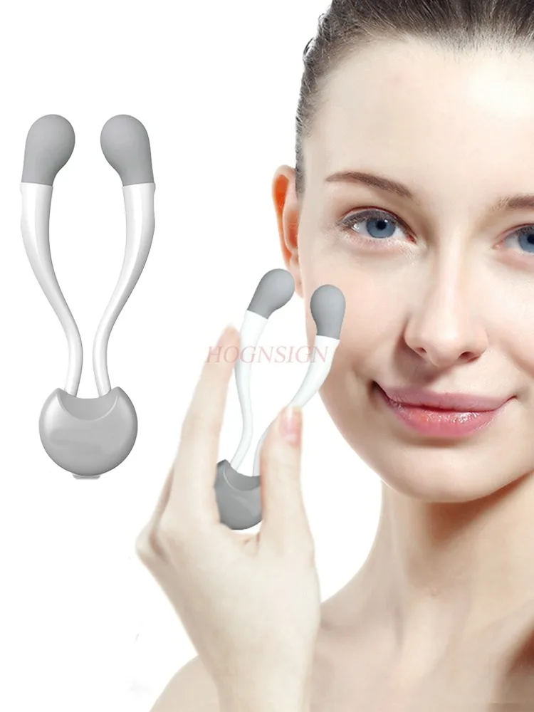 Eye massage device relieves fatigue, removes eye bags, and beautifies the eyes. Acupoint massage