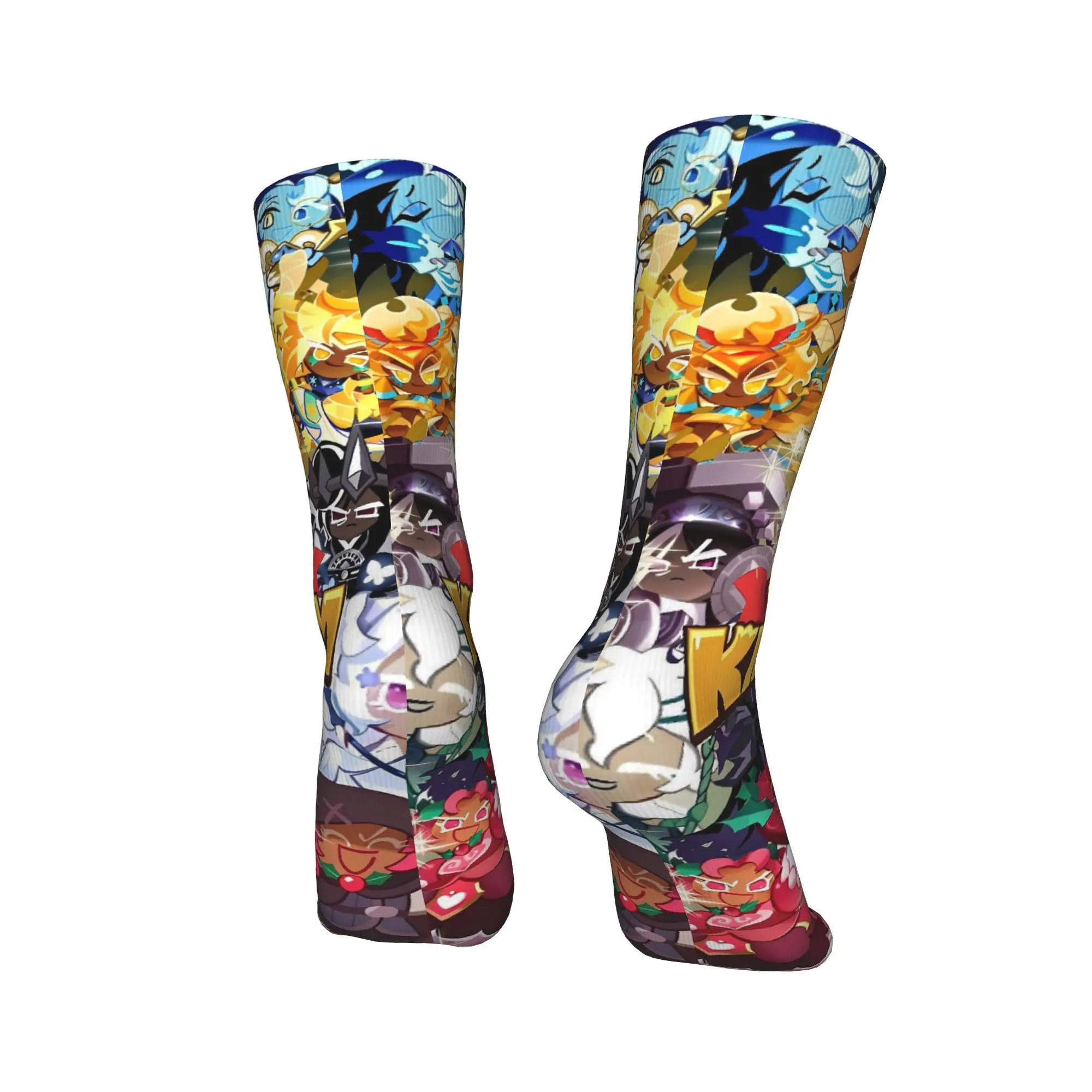 كوكي تشغيل المملكة لعبة الجوارب جوارب مخصصة عدم الانزلاق الرجال الجوارب مريحة الخريف مضحك الجري الجوارب