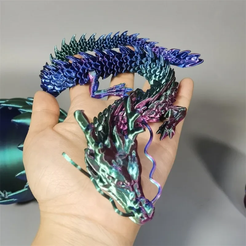 New 3D Printed Chinese Dragon Full Body Joints That Can Move Home Furnishings and Decorations Are Worth Collecting Creative Toys